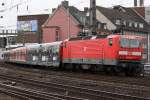 Die 143 942-1 als S6 richtung K�ln Nippes am 28,02,10 ...