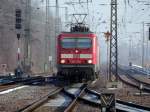 BR 143 mit Zugen 143-310 mit RB nach Zwickau in G��nitz am 09.03.2010