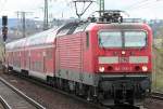 Die 143 366-3 zieht die RB27 von Koblenz nach K�ln ...