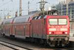 Alte Bilder: Die 143 280-6 zieht die RB27 von Koblenz ...
