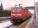 Hier 143 889-4 mit ...  Alexander Borchardt 13.02.2011
