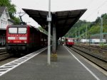 143 932-2 in Linz(Rhein) ...  Dennis Jaroschek 06.09.2011