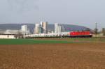 br-143-private MEG 601 und 605 mit DGS 59147 bei Karlstadt (Main) - 24.03.2010