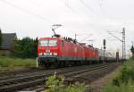 br-143-private MEG 601 (143 179-0) und 603 (143 851-4) mit einen Zementzug in Iphofen (Rene)