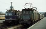 144 119 + 118 039 Stuttgart Hbf 28.09.79 ...