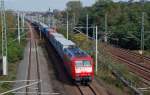 145 072 zieht am ...  Martin Schneider 18.10.2010