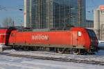 Railion 145 046 schiebt ...  Niklas Eimers 31.12.2010