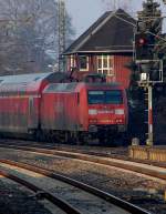 Soeben hat 145 040-2 ...  Andreas Strobel 30.01.2011