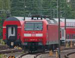 146 017-9 steht abgestellt als RE5 nach Koblenz am Aachener ...