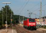 146 228-2 St.Georgen(Schwarzw) rangiert zur Schm�ckung. Sie wird dann bald ...