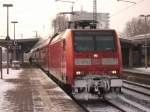146 013-8 in Recklinghausen am 07.01.10  ...