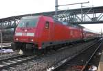 BR 146 mit Zugen BR 146 218-3 am 4.2.'10 im g�ppinger Hauptbahnhof