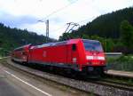 BR 146 mit Zugen DB 146 236-5 mit dem RE 5184 von Kreuzlingen (CH) nach Karlsruhe Hbf, in Triberg; 20.06.2010