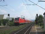Die 146 241-5 zog am 25.6.10 den RE 4616 nach ... Die 146 241-5 zog am 25.6.10 den RE 4616 nach ...