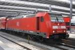 BR 146 mit Zugen Abfahrtbereit Richtung N�rnberg Hbf in M�nchen Hbf am 01.07.10: BR 146 244-9