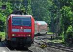 146 027-8 mit Doppelstockwagen ...  Rolf Reinhardt 10.09.2010