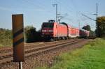 146 006 am 03.10.2010 bei Voerde  ...