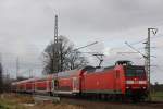 Die 146 007 zieht ...  Niklas Eimers 15.01.2012