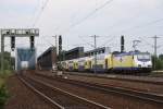br-146-private 146 501 am 11.07.2010 mit einem ME an den Hamburg S�derelbbr�cken