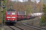 151 083-3 aufgenommen in der N�he von Gelsenkirchen-Bismarck 3.11.2009  ...