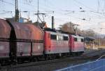 151 002-3 Doppeltraktion G�terzug ...  Rolf Reinhardt 16.12.2009