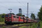 151 091-6 + 151 096-5 mit Kohlezug in Hamburg Unterelbe ... 151 091-6 + 151 096-5 mit Kohlezug in Hamburg Unterelbe ...
