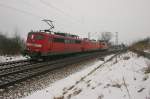 151-015 mit einem Lokzug bei Postbauer-Heng,Richtung Nürnberg unterwegs.
(KBS 880,25.01.2010) ... 151-015 mit einem Lokzug bei Postbauer-Heng,Richtung Nürnberg unterwegs.
(KBS 880,25.01.2010) ...