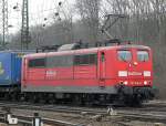 BR 151 151 018-9 in Gremberg am 6.2.2010