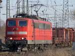 151 006-4 bei der Ausfahrt aus Gbf K�ln Gremberg am ...