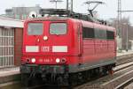 BR 151 Die 151 038-7 durchf�hrt Rheydt HBF Lz Richtung Aachen West am 12.03.2010