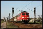 Diese 151 zieht einen Mischer richtung S�den. Aufgenommen am 06.04.10 ...