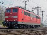 151 076-7 verl�sst Lz. Gremberg Gbf. am 12.04.2010  ...