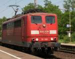 151 135-1 mit Gz in Georgensm�nd am 10.06.2010  ...