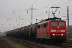 Die 151 100 fuhr ...  Niklas Eimers 30.01.2012