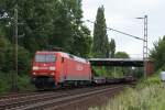 152 062-6 mit gemischtem G�terzug in Limmer am 24.06.2009  ...