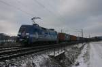 Der Albatros bei Ansbach mit einem Containerzug.(Aufnahmedatum 02.01.2010)  ...