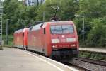 152 029-5 + 185 218-5 als Lz in Stuttgart Feuerbach ...