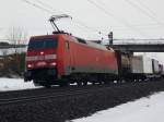 152 161-6 mit Gz, zwischen Gem�nden (Main) und Karlstadt (Main), ...