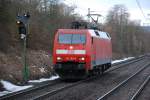 Das M�rklin-Modell-Vorbild BR 152 150-9 wird am 24.02.2010 als LZ ...