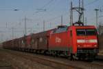 DB 152 010 bei einem kurzen Halt am 7.3.10 in ...