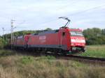 BR 152 085-7 als Doppelgespann mit Taurus BR 182.  ...