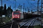 BR 152 152 058 durchf�hrt am Abend des 21.06.2010 den Bf Braunschweig
