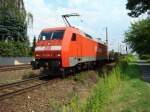 152 030-3 Cargo, Einfahrt ...  Volker Francke 03.08.2010