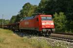 152 055-0 mit leeren ...  Rene Starke 02.08.2011