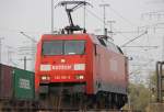 Railion 152 190 verl�sst ...  Niklas Eimers 25.11.2011