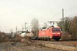 DB 152 015-4 in Bonn-Oberkassel am 3.2.2012  ...