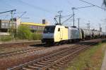 br-152-dispolok 152 901-5, am 25.April 10 f�hrt in Lehrte aus.