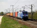 BR 152 Werbeloks 152-137 am 21.04.2010 in Obertraubling