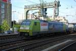 Die 152 005 donnert durch Aachener Hbf am 05/05/10.  ...