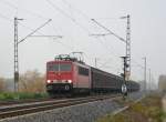155 031-1 mit Schiebewandwagen ...  Marvin 22.11.2009